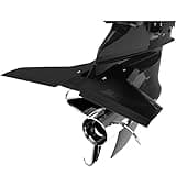 STINGRAY HYDROFOILS - Classic Senior 2 Hydrofoils for 40-300 hp (Black) - Stabilizer Fins for Outboard/Outdrive Motors - Made in The USA