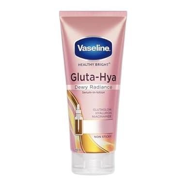 Vaseline Gluta-Hya Dewy Radiance Serum-in-Lotion, Lightweight Moisturizing Body Lotion – 200 ml / 6.7 fl oz