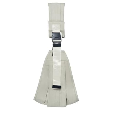 AUYEAZGO Toddler Carrier - Premium Cotton, Large Seat & Back Support, with Large Pocket, One Size Fits Most, Ideal for 6-48 Months (11-44 lbs), Beige, Regular Fits Up to 4XL