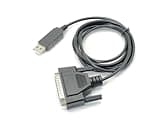 RIKYJIC USB 2.0 Male to DB25 Male RS232 Serial Data Cable Parallel Printer Cable 2 Meter