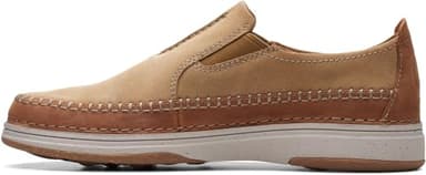 Clarks Men's Nature 5 Walk Moccasin, Dark Sand Combi, 11 Medium US