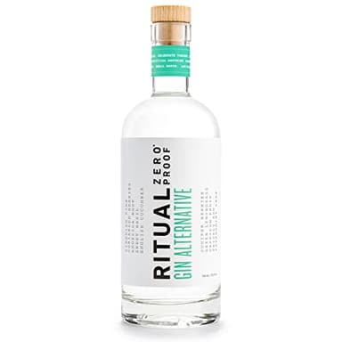 RITUAL ZERO PROOF Gin Alternative | Award-Winning Non-Alcoholic Spirit | 25.4 Fl Oz (750ml) | Zero Calories | Sustainably Made in USA | Make Delicious Alcohol Free Cocktails