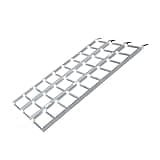 Yutrax 78-inch Tri-Fold XL Aluminum Truck, UTV/ATV Loading Ramps - 1750lb Capacity , silver -TX104