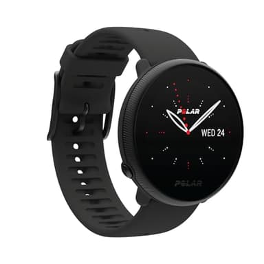 POLAR Ignite 2 Series Water Resistant Smartwatch with GPS, Heart Rate Monitoring, Sleep Analysis and Personalized Fitness Tracking, S-L, for Men or Women, Black
