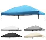NINAT 10x10 Canopy Top Replacement, Blue, UV Resistant & Waterproof, Fits Most 10' Vertical Leg Canopies
