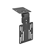 Mount-It! Compact Folding Ceiling TV Mount | Flip Down and Under Cabinet TV Bracket for Small Screens Up to 24 Inches | 90° Tilt and 360° Swivel | VESA 50x50, 75x75, 100x100 | Max 18 lbs