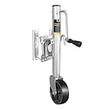 Torin 1000 lbs Trailer Jack with Wheel, Heavy Duty Swivel Boat Trailer Jack Single Whee, 10" Lift, Bolt-on Trailer Tongue Jack for RV Boat ATR39001B