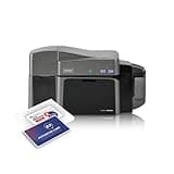 2ID- Fargo DTC1250e Dual Sided ID Card Printer 050100 | Professional ID Card Machine for for School IDs, Corporate Access Cards, and Business Badges