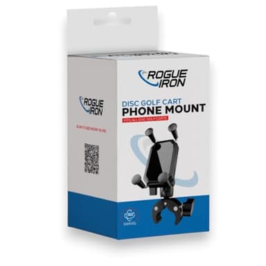Rogue Iron Disc Golf Cart Phone Mount for Zuca Carts and All Other Disc Golf Carts