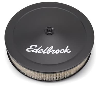 Edelbrock 1223 Pro-Flo Black Finish 3" Round Air Filter Element with 14" Diameter