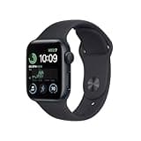 Apple Watch Series 7 (GPS, 45mm) Midnight Aluminum Case with Midnight Sport Band (Renewed)