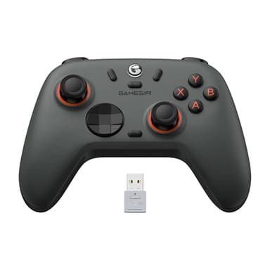 GameSir Nova Lite 2 Wireless PC Controller with Hall Effect Joysticks & Triggers, 2.4G & Wired 1000Hz Polling Rate, Remappable Buttons - Compatible with PC/Switch/Steam/Android (Grey)