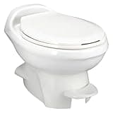 Aqua-Magic Style Plus RV Toilet / Low Profile / White - Thetford 34433