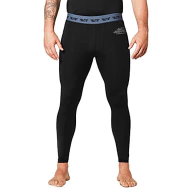 Elite Sports Men’s BJJ Spats Leggings Tights, Best Jiu Jitsu MMA no Gi spat Compression Pants for Men (Black, XX-Large)