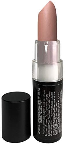 Mom's Secret 100% Natural Matte Lipstick, Organic, Long Lasting, Vegan, Gluten Free, Cruelty Free, Made in the USA, 0.12 oz. (Pink Chai)