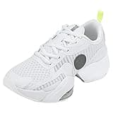 ZUMBA Women’s Air Stomp Remix Athletic Shoes, Low-Top Shoes for Women, 8, White