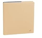 Quo Vadis 0141047Q Executive Diary Italian Language Year 2025 Beige Size 16 x 16 cm Weekly 13 Months December-December White Paper with Address Book and Removable Cover in Tuscany Synthetic