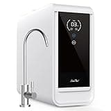 SimPure Q3-600 UV Reverse Osmosis System, 600 GPD 8 Stage Under Sink RO Water Filtration, 2:1 Pure to Drain,TDS Display, Filter Reminder, NSF/ANSI 58 Certified