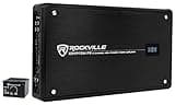 Rockville Krypton F5 3200W 5-Channel Car Amplifier, Dyno-Certified RMS, Volt Meter, Remote, Clip Indicator, Class AB+D, Perfect for Car Audio and Subs