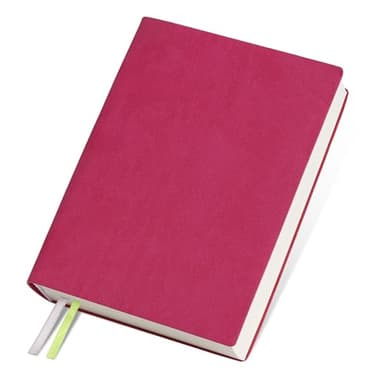 DreamDove Thick Blank Journal Notebook 400Pages Hardcover Sketch Book Notebook Blank Journal Unlined No Lines Soft Leather Cover A6 (3.9 × 5.5) Journal Leather Notepad Drawing Book Memo Writing Sketch Pad Diary Notebook (Raspberry Pink-400 page)
