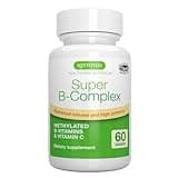 Igennus Super B-Complex Methylated B Vitamins, Sustained Release, Clean Label, MTHFR Supplement with Methylfolate & B12 Methylcobalamin, Vegan, Lab Verified, 60 Small Tablets