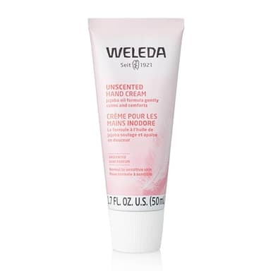 Weleda Unscented Hand Cream, 1.7 Fluid Ounce, Plant Rich Moisturizer with Jojoba, Borage and Coconut Oils