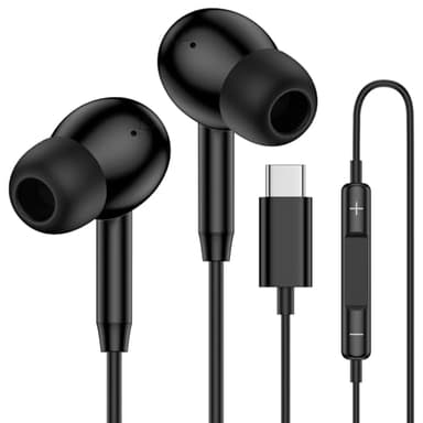 USB C Samsung Earbuds Wired Ear Buds for Samsung Galaxy A16 A17 A36 5G A26 S25 Edge A56 S26 Ultra Plus S24 FE A35 Z Fold 6 USBC In-Ear Headphones Wired Type C Earbud Earphones Headsets with Microphone