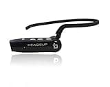 HeadsUp Head Mounted Camera 1080P FHD Wearable Vlog Camera Recorder with APP Control, Hands Free Headband Streaming Camera for Live Display, Hands-Off Camera for Music and Phone Calls - Black