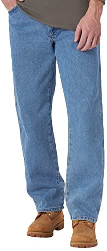 Rustler Men's Classic Regular Fit Jean,Stonewash,36W x 32L