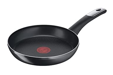 Tefal C38804 Frying Pan 24 cm, Non-Stick Coating with Titanium Particles, Thermal Signal at Ideal Frying Temperature, Dishwasher Safe, Not Suitable for Induction Cookers