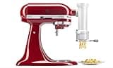 KitchenAid KSMPEXTA Gourmet Pasta Press Attachment with 6 Interchangeable Pasta Plates, White