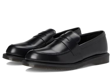Dr. Martens Women's Temara Loafers, Black Polished Smooth, 7UK, 9 US Women