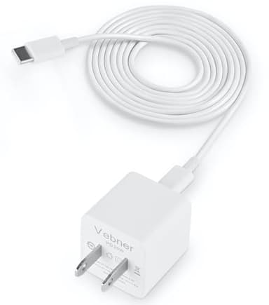 Vebner Power Cord Compatible with eero, eero 6, eero Pro 6, Pro 6+ and Pro 6E Mesh WiFi Systems (1-Pack)