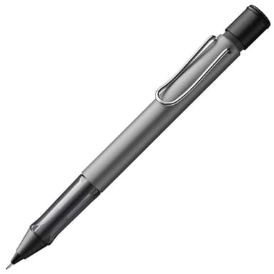 LAMY AL-star graphite - Mechanical Pencil with transparent, ergonomic grip & lightweight aluminum body - including LAMY M 41 fine line refill 0.5 mm & eraser tip