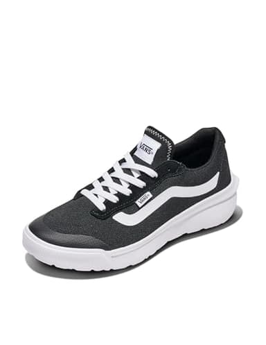 Vans Men's Range BRZ Shoe - Low-Top Athletic Fashion Sneakers for Walking. Mesh Black/White. 10
