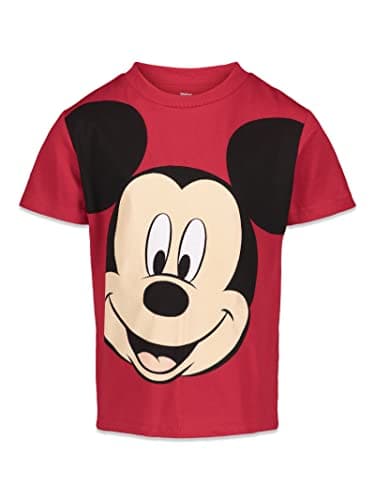 Disney Mickey Mouse Little Boys T-Shirt Red 7-8