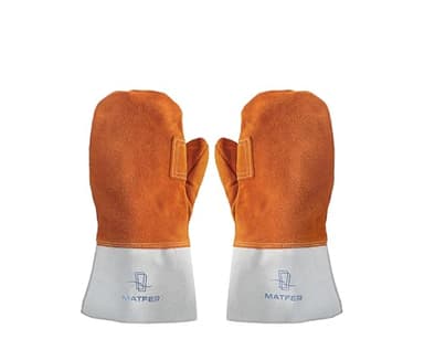 Matfer Bourgeat Leather Protection/Oven Mitts, 8"