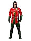 Rubies Men's DC Gotham Knights Robin Deluxe Costume, As Shown, X-Large