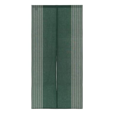 Japanese Noren Doorway Curtain – Cotton Blend Two-Panel Split, Hand-Washable, Easy Installation with Tension Rod, Room Divider for Home or Office (Matcha Green)