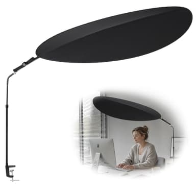 Office Cubicle Leaf Canopy Desk Shade, 52 Inch for Overhead Light Block