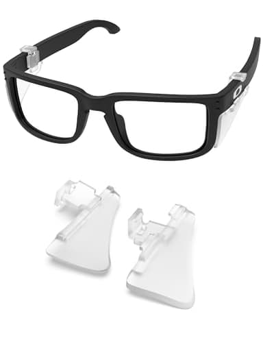 PapaViva 1 Pair Safety Glasses Side Shields for Oakley Holbrook/XL/XS/AF/S/XXL/XXS/RX Sunglasses - Clear