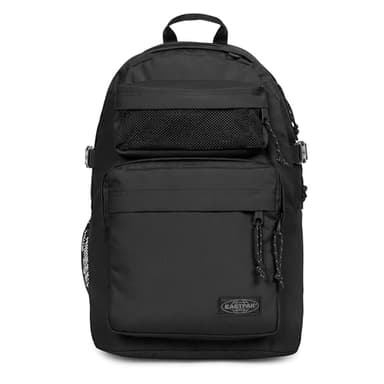 EASTPAK Double Pro – 32L Performance Backpack with 16" Laptop Sleeve, Dual Compartments, Security Pocket, Bottle Holder & Organizer, Black