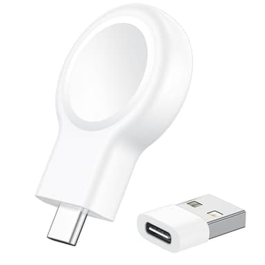 𝟐𝟎𝟐𝟓 𝐔𝐩𝐠𝐫𝐚𝐝𝐞 for Apple Watch Charger,Magnetic Portable iWatch Charger USB C&USB A Fast Wireless Charging Travel Watch Charger for iWatch Ultra2/Ultra/SE2/SE Series 10/9/8/7/6/5/4/3/2/1