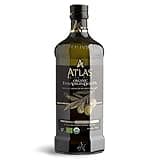 Atlas 750 mL Organic Cold Press Extra Virgin Olive Oil with Polyphenol Rich from Morocco | Newly Harvested Unprocessed from One Single Family Farm | Moroccan EVOO Trusted by Michelin Star Chefs