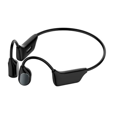 BenexBesdi Wireless Open Ear headsets Earphones, Bone Conduction Hearing Headphones with Sound Pickup Micrphone for Communication