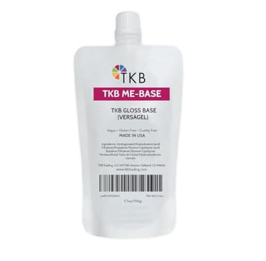 TKB Lip Gloss Base | Clear Versagel Base for DIY Lip Gloss, Moisturizing, Non-Sticky, Vegan, Made in USA (5.5oz (156g))