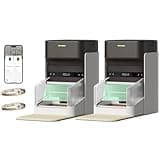 PETLIBRO RFID Automatic Cat Feeders for 2 Cats, 5G Wi-Fi 2 Cat Feeder Automatic, 3L Auto Cat Feeders with Light Collar Tag, Tag Activated 2 Automatic Cat Food Dispensers with Bowl Lid 1-10 Meals