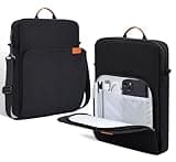 12.9 13 inch iPad Pro Sleeve Case Shoulder Bag for 13-inch iPad Pro M4 & iPad Air M2 M3(2025) Magic Keyboard, iPad Pro 12.9-in, Water-Resistant Tablet Carrying Handle Bag -Black