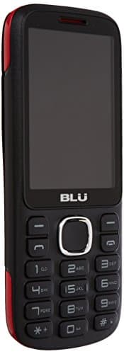 BLU Jenny TV 2.8 T276T Unlocked GSM Dual-SIM Cell Phone w/ 1.3MP Camera - Unlocked Cell Phones - Retail Packaging - Black Red