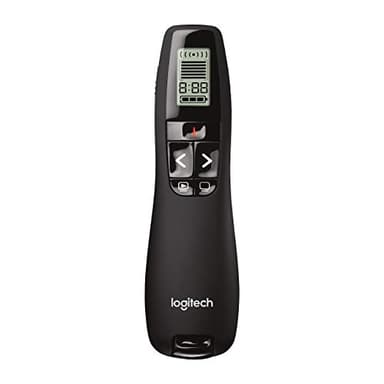 Logitech Wireless Presenter R800, PowerPoint Clicker with Green Laser Pointer, Wireless Presentation Clicker Remote